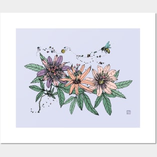 The Passionflower and the Bee Posters and Art